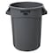 Rubbermaid Commercial 32 gal. Round Trash Can FG263200GRAY - alternate 3